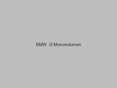 Enganches económicos para BMW  i3 Monovolumen